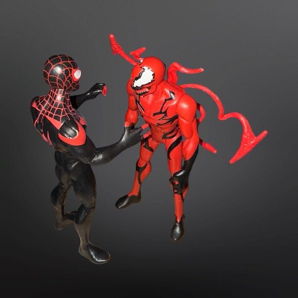 2022 Marvel Carnage Action Figure Miles Morales Vs Carnage Battle Pack A8 - Picture 15 of 15